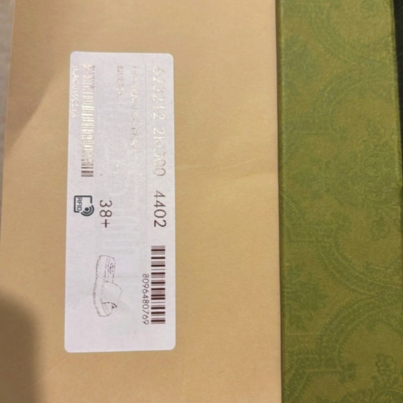 New Denim GG Monogram Angelina Platform 55mm Slide Sandals 40 Blue Tea - Picture 5 of 5